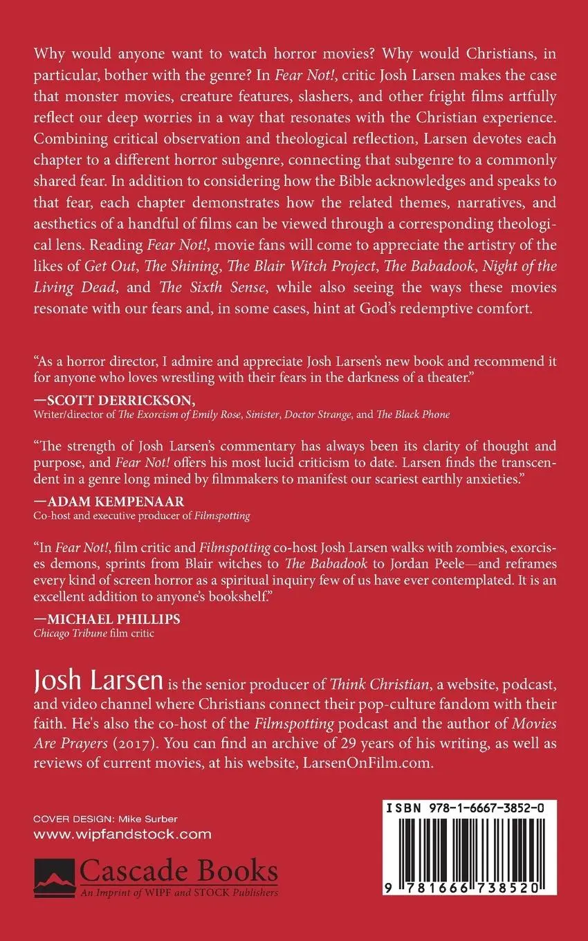 Rückseite: 9781666738520 | Fear Not! | Josh Larsen | Taschenbuch | Englisch | 2023