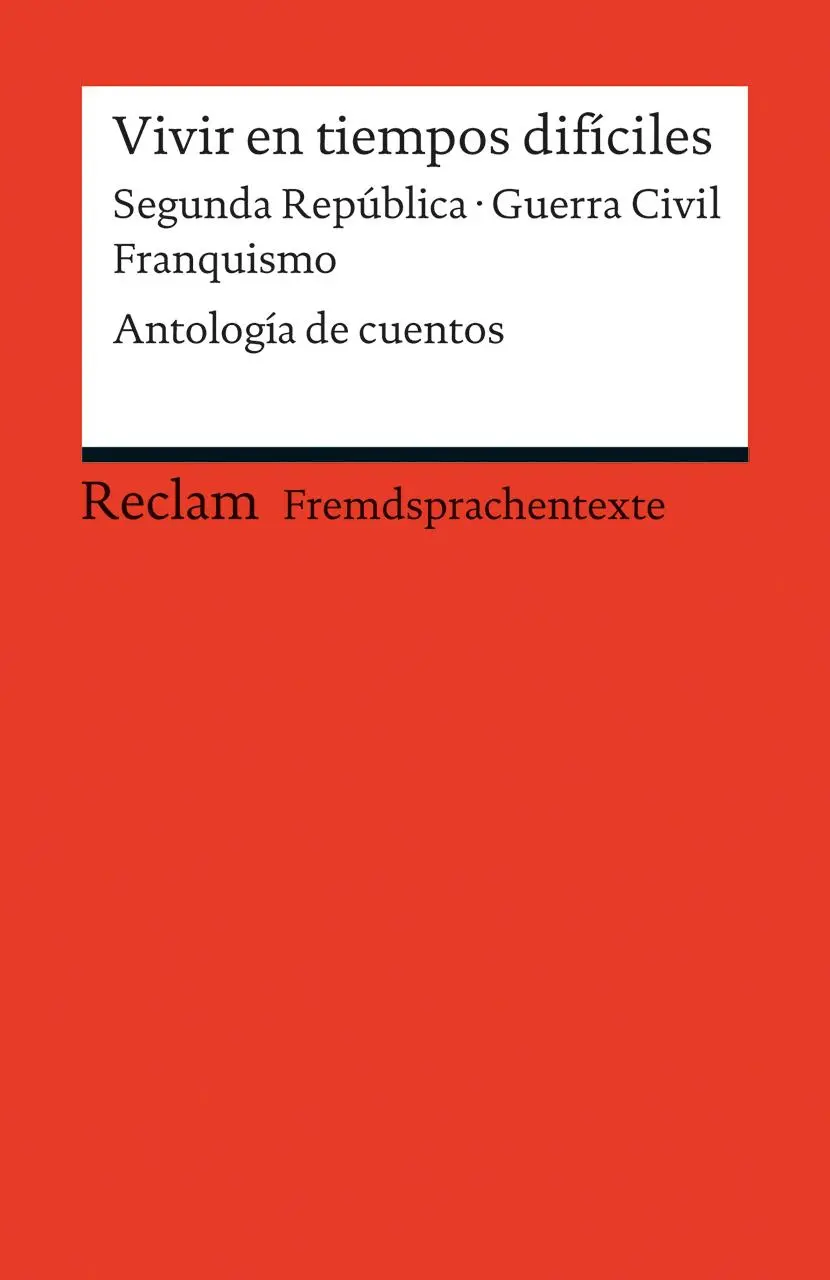 Cover: 9783150198520 | Vivir en tiempos difíciles | Renate Mai | Taschenbuch | 192 S. | 2012