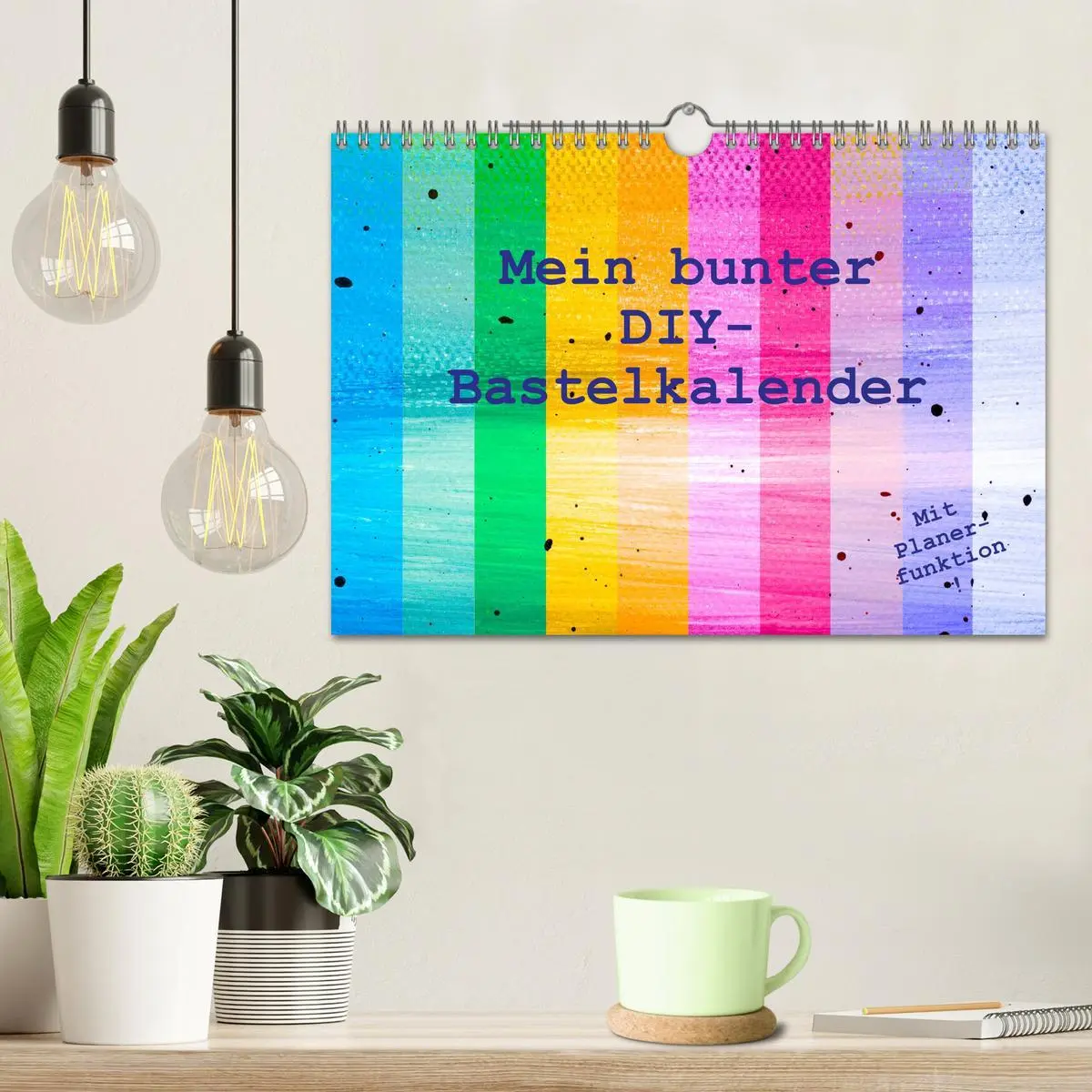 Bild: 9783457718520 | Mein bunter DIY-Bastelkalender (Wandkalender 2026 DIN A4 quer),...