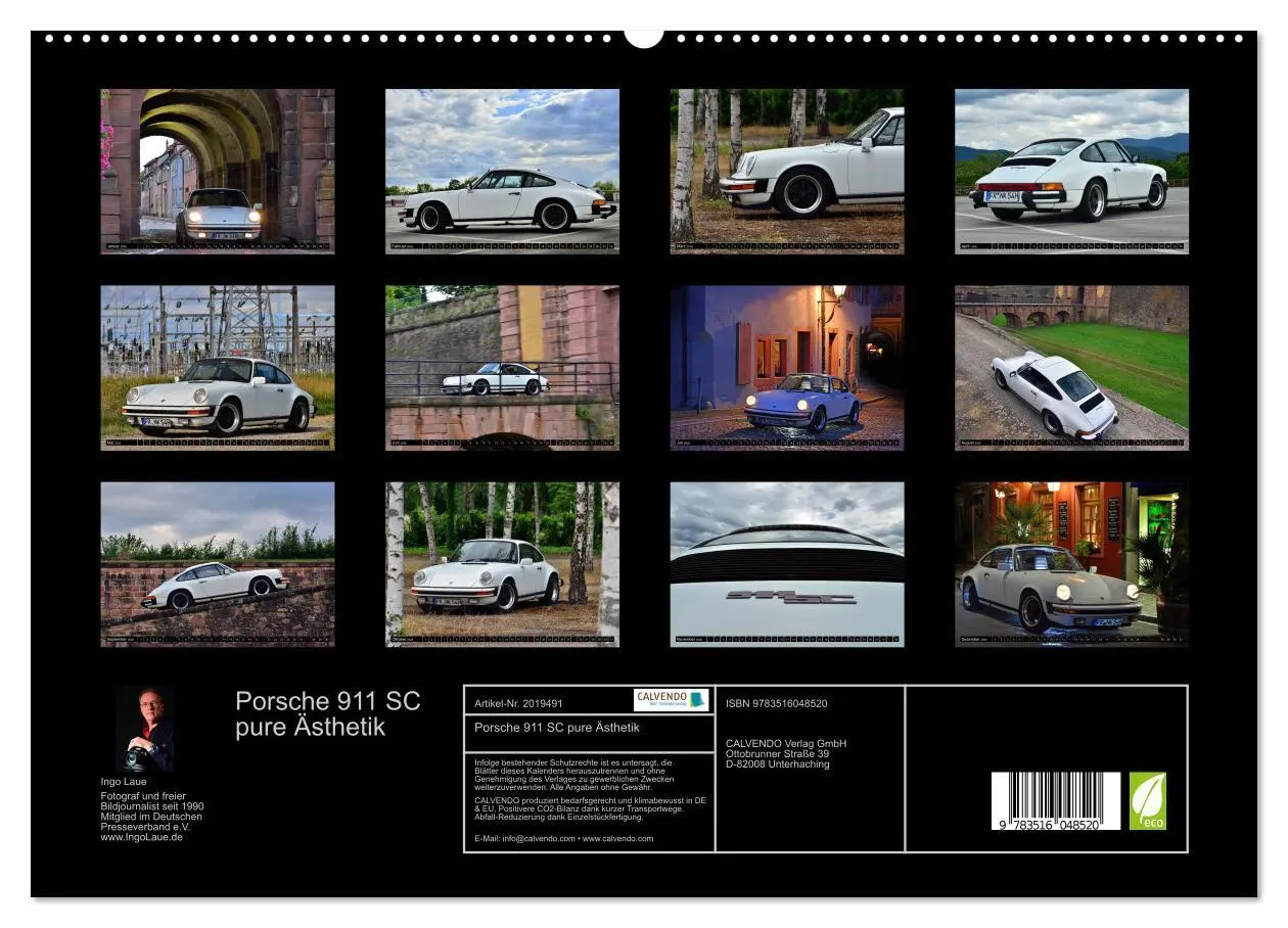 Bild: 9783516048520 | Porsche 911 SC pure Ästhetik (hochwertiger Premium Wandkalender...