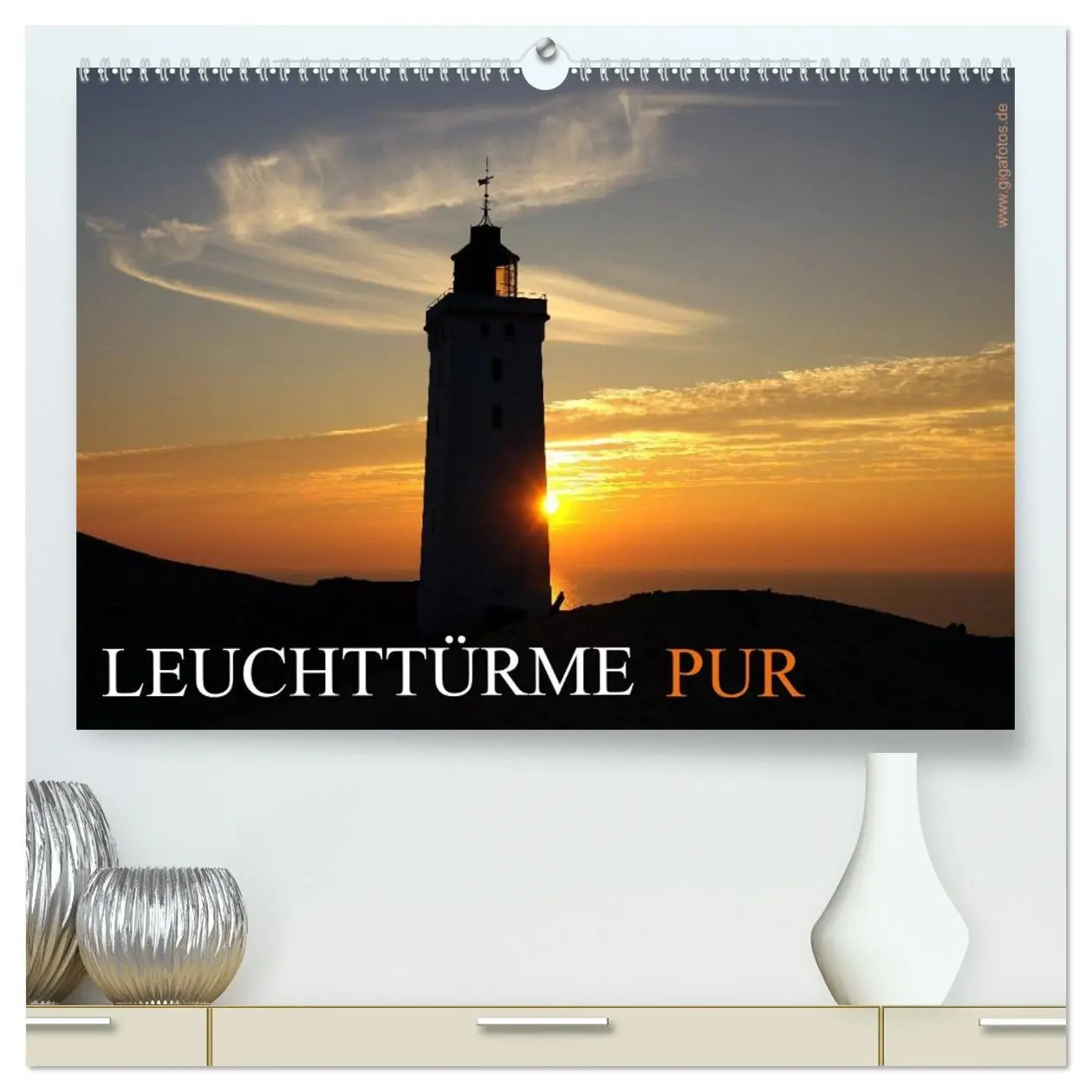 Cover: 9783516118520 | Leuchttürme PUR (hochwertiger Premium Wandkalender 2026 DIN A2...