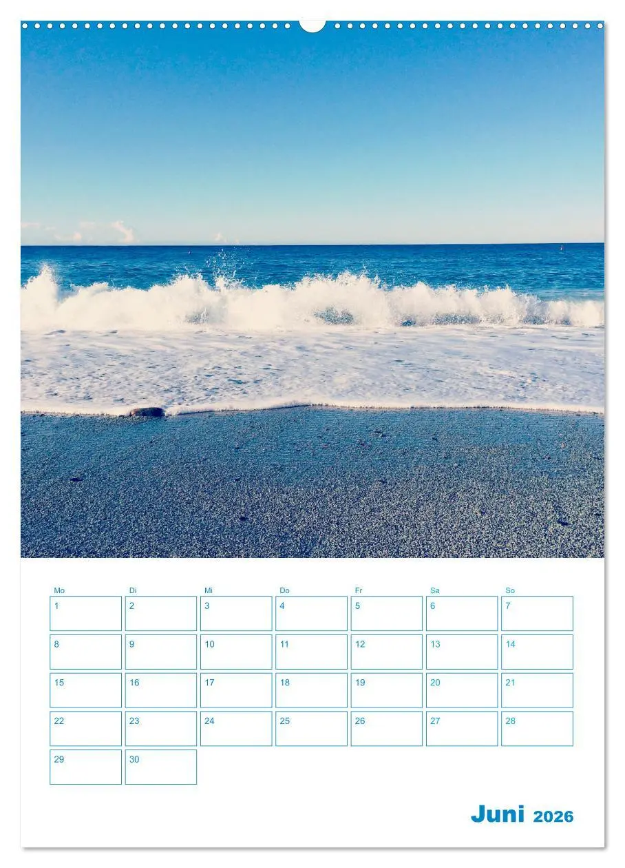 Bild: 9783516358520 | Blauer Ligurien Sommer (Wandkalender 2026 DIN A2 hoch), CALVENDO...