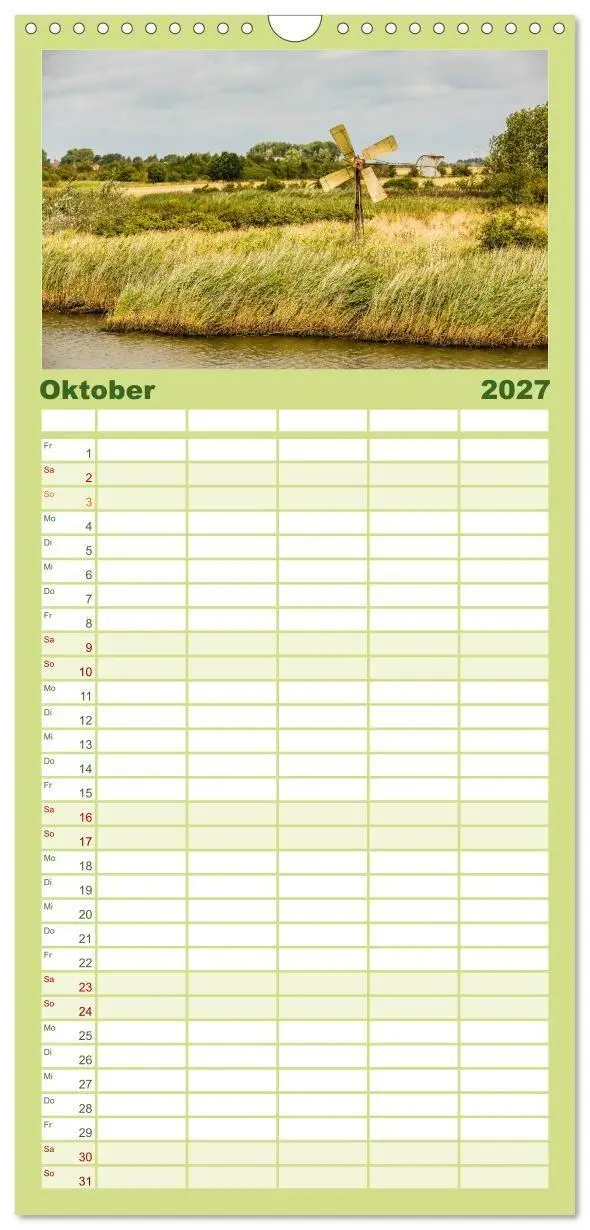 Bild: 9783594338520 | Familienplaner 2027 - FEHMARN - Magische Momente mit 5 Spalten...