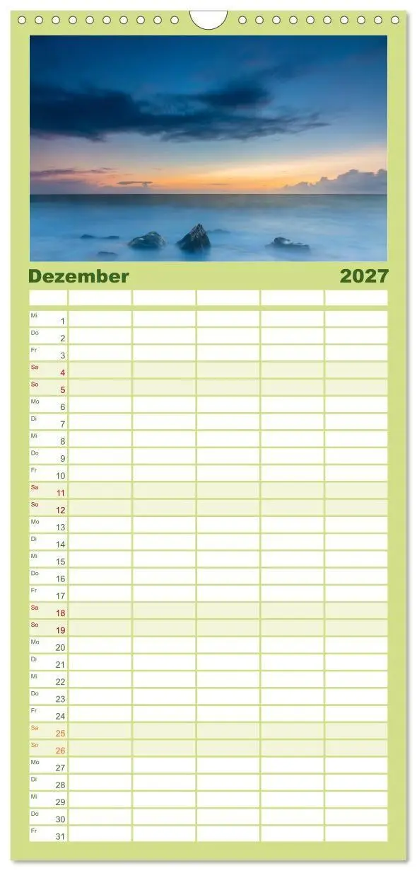 Bild: 9783594338520 | Familienplaner 2027 - FEHMARN - Magische Momente mit 5 Spalten...