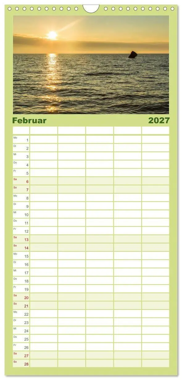 Bild: 9783594338520 | Familienplaner 2027 - FEHMARN - Magische Momente mit 5 Spalten...