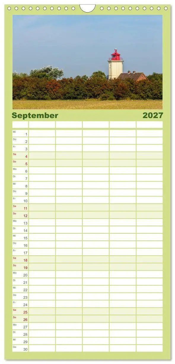 Bild: 9783594338520 | Familienplaner 2027 - FEHMARN - Magische Momente mit 5 Spalten...