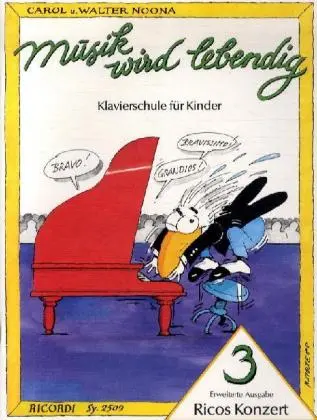 Cover: 9783931788520 | Ricos Konzert.Bd.3 | Klavierschule für Kinder | Carol Noona (u. a.)