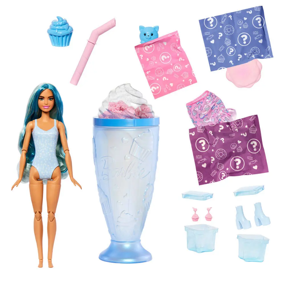Bild: 194735308620 | Barbie Pop! Reveal Barbie Treats Serie - blaue Puppe | Hülse im Karton