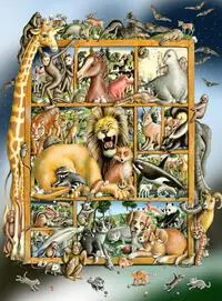 Cover: 4005555008620 | Kinderpuzzle 100 XXL Teile - Tiere im Regal | Spiel | Kinderpuzzle