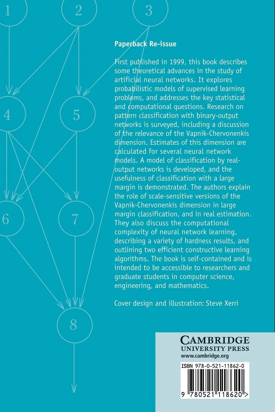 Rückseite: 9780521118620 | Neural Network Learning | Martin Anthony (u. a.) | Taschenbuch | 2009