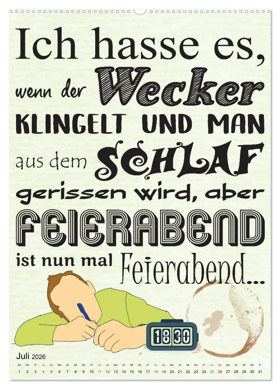 Bild: 9783516348620 | Beamten-Sprüche (hochwertiger Premium Wandkalender 2026 DIN A2...