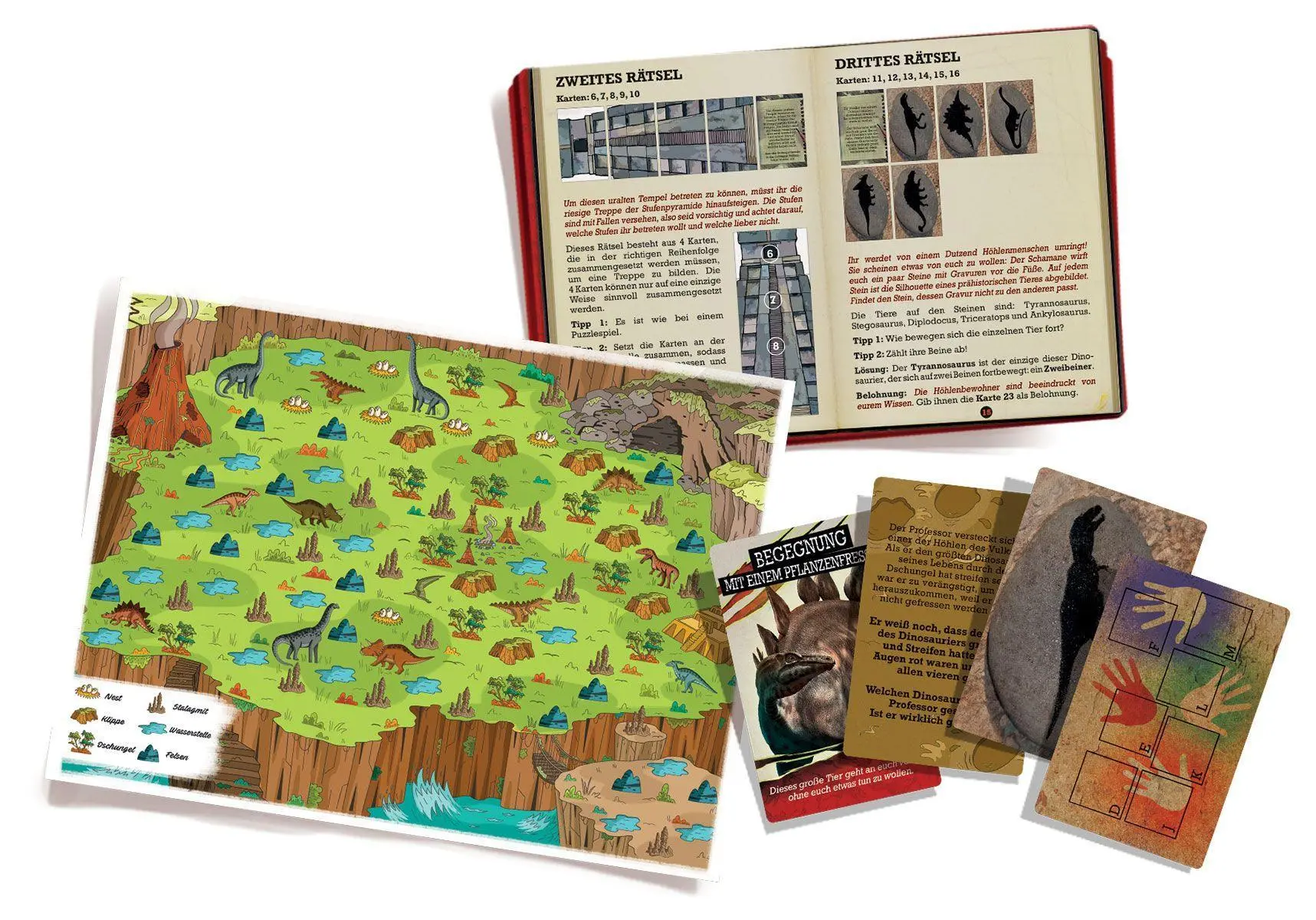 Bild: 3558380098720 | Escape Box: Dinosaurier | Frédéric Dorne | Spiel | OBOD0002 | Deutsch