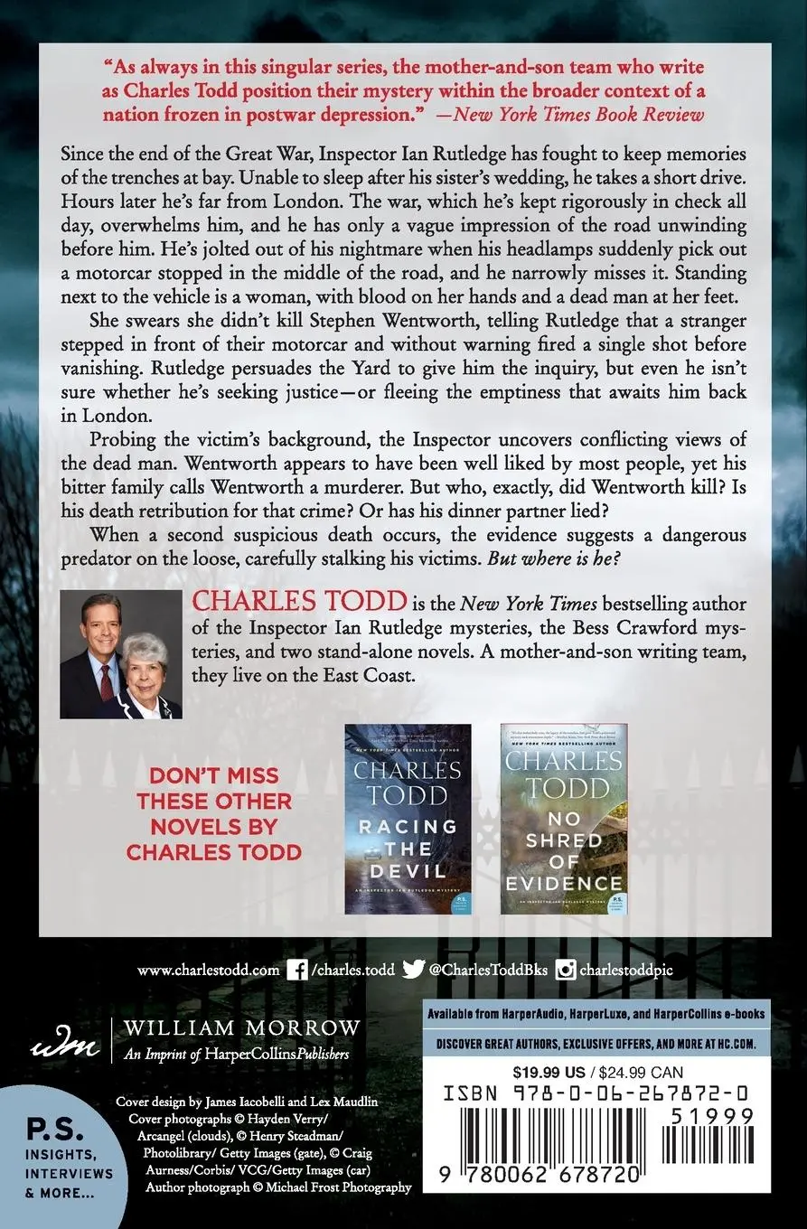 Rückseite: 9780062678720 | Gate Keeper, The | Charles Todd | Taschenbuch | Paperback | Englisch