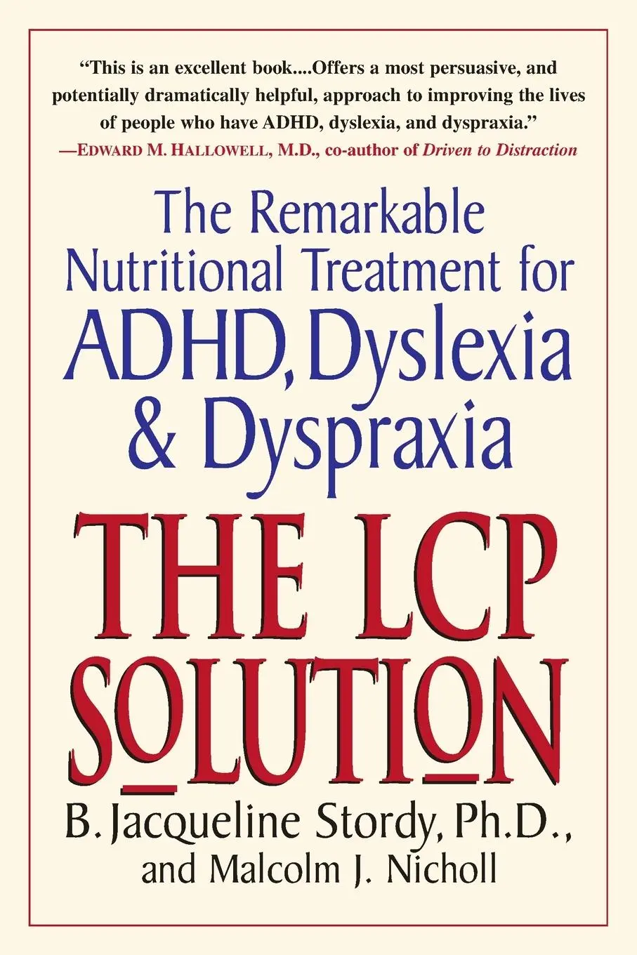 Cover: 9780345438720 | The LCP Solution | B. Jacqueline Stordy (u. a.) | Taschenbuch | 2000