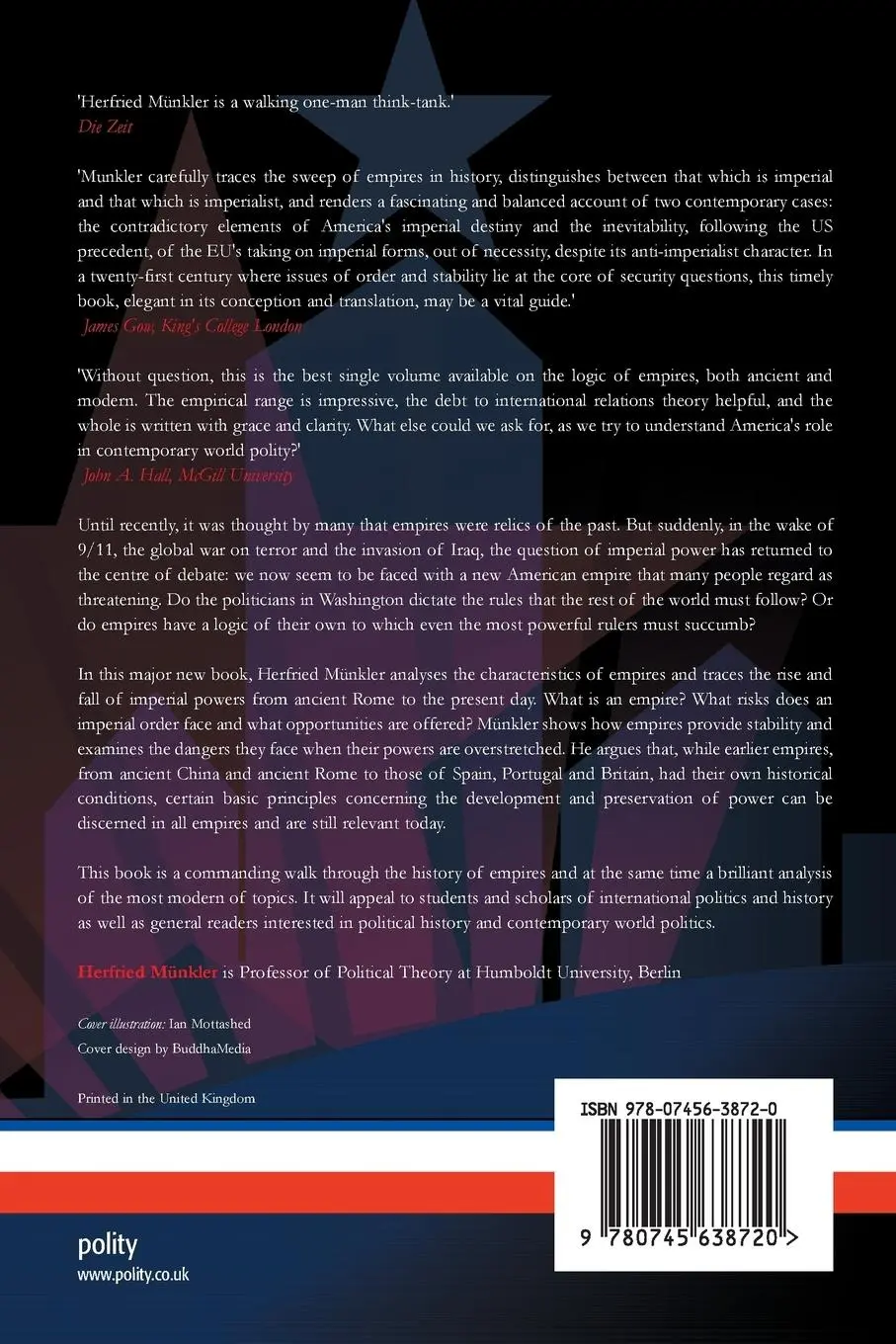 Rückseite: 9780745638720 | Empires | Herfried Münkler | Taschenbuch | Englisch | 2007