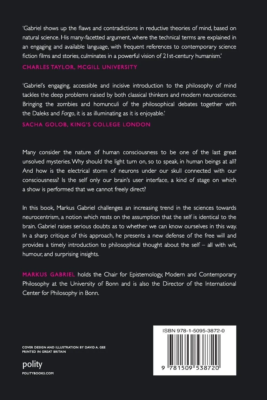 Rückseite: 9781509538720 | I Am Not a Brain | Philosophy of Mind for the 21st Century | Gabriel