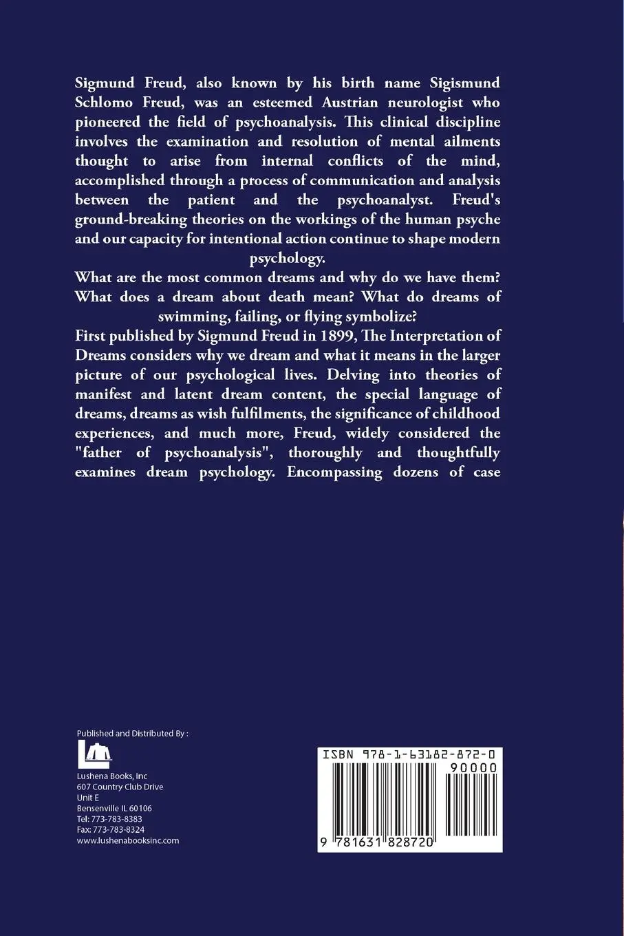 Rückseite: 9781631828720 | The Interpretation of Dreams | Sigmund Freud | Taschenbuch | Englisch
