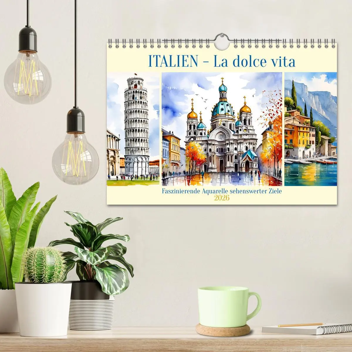 Bild: 9783457318720 | Italien - La dolce vita (Wandkalender 2026 DIN A4 quer), CALVENDO...
