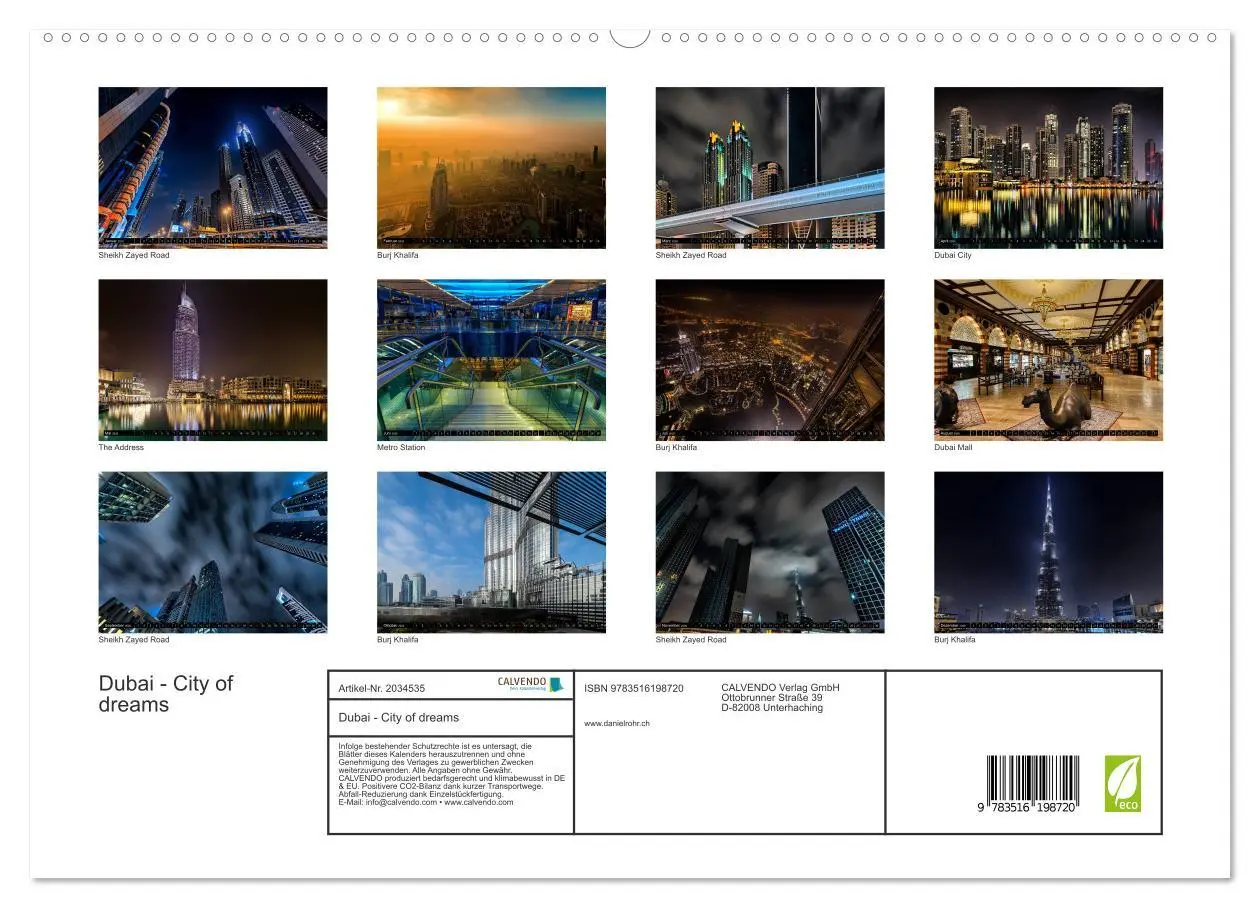Bild: 9783516198720 | Dubai - City of dreams (hochwertiger Premium Wandkalender 2026 DIN...