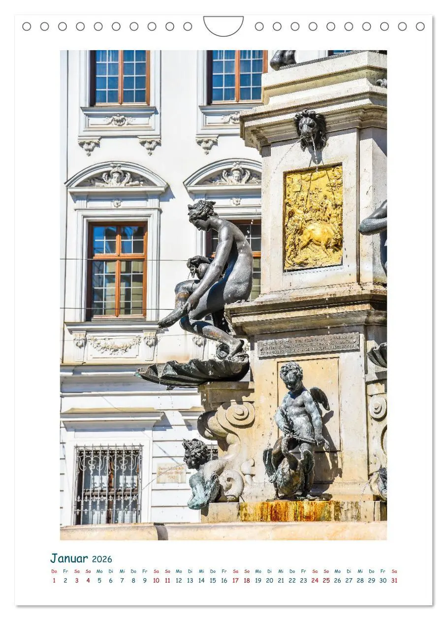 Bild: 9783516338720 | Augsburg - Gesichter einer Stadt (Wandkalender 2026 DIN A4 hoch),...