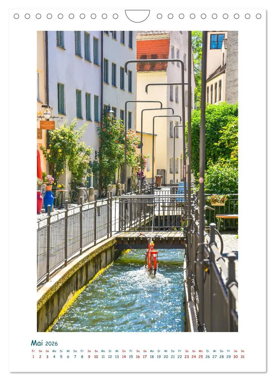 Bild: 9783516338720 | Augsburg - Gesichter einer Stadt (Wandkalender 2026 DIN A4 hoch),...