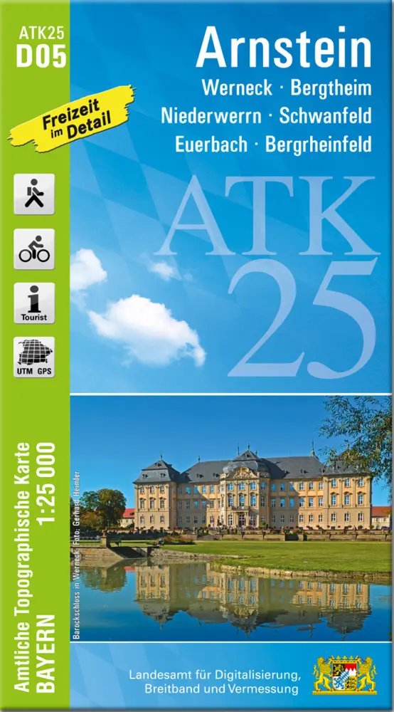 Cover: 9783899338720 | ATK25-D05 Arnstein (Amtliche Topographische Karte 1:25000) | Gefalzt