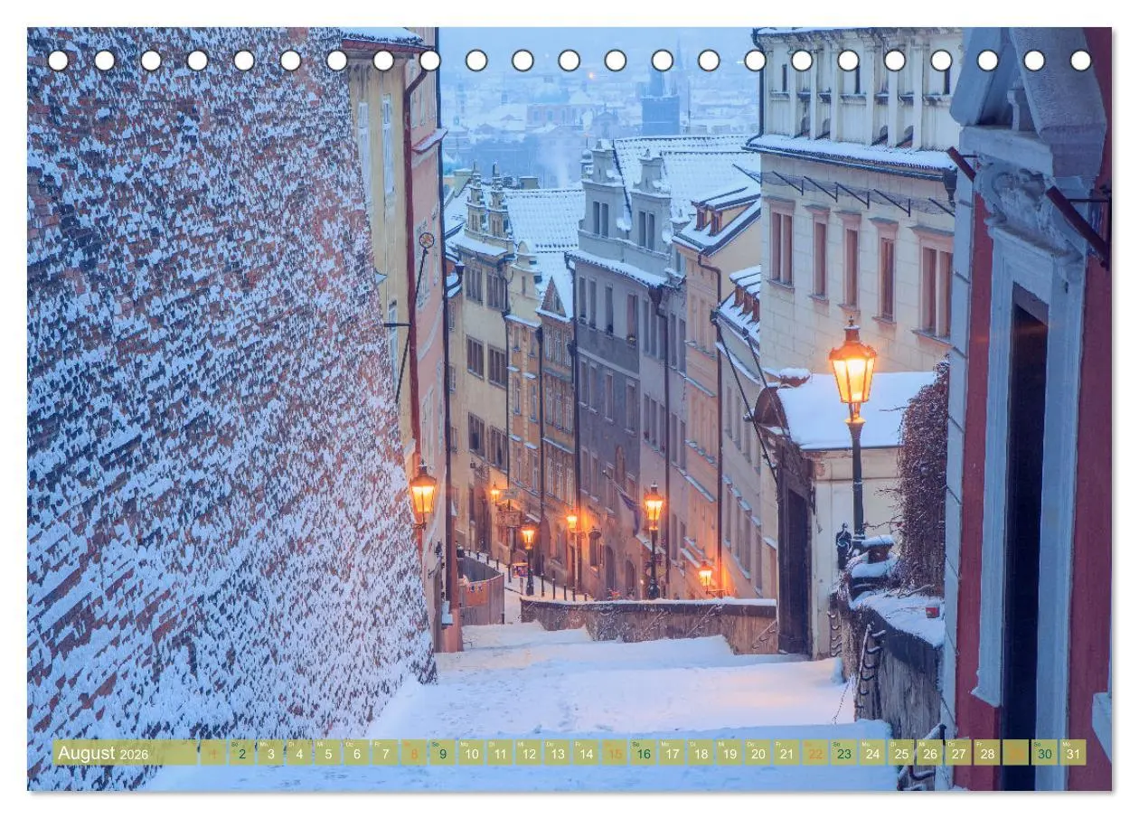 Bild: 9783457548820 | Winterzauber in Prag (Tischkalender 2026 DIN A5 quer), CALVENDO...