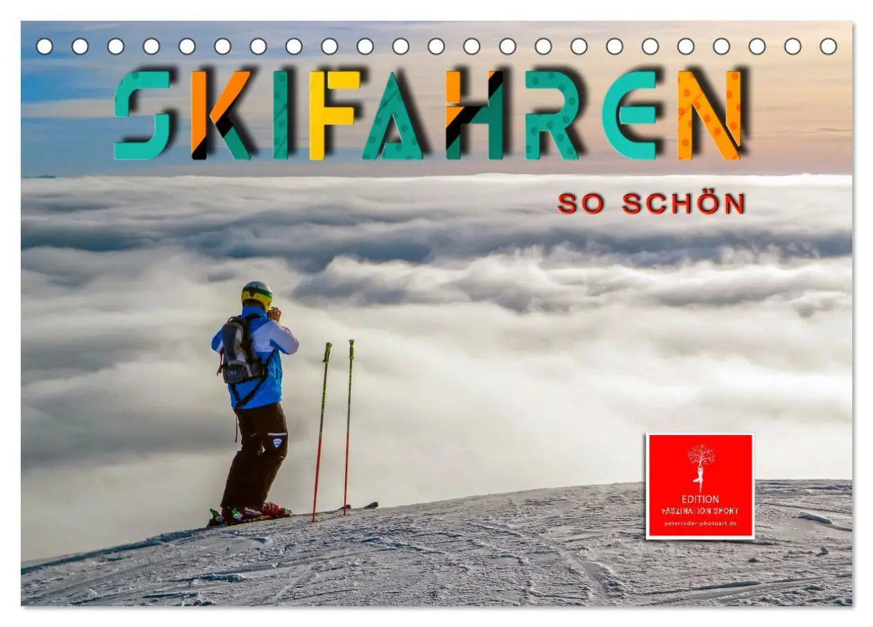 Cover: 9783457858820 | Skifahren - so schön (Tischkalender 2026 DIN A5 quer), CALVENDO...