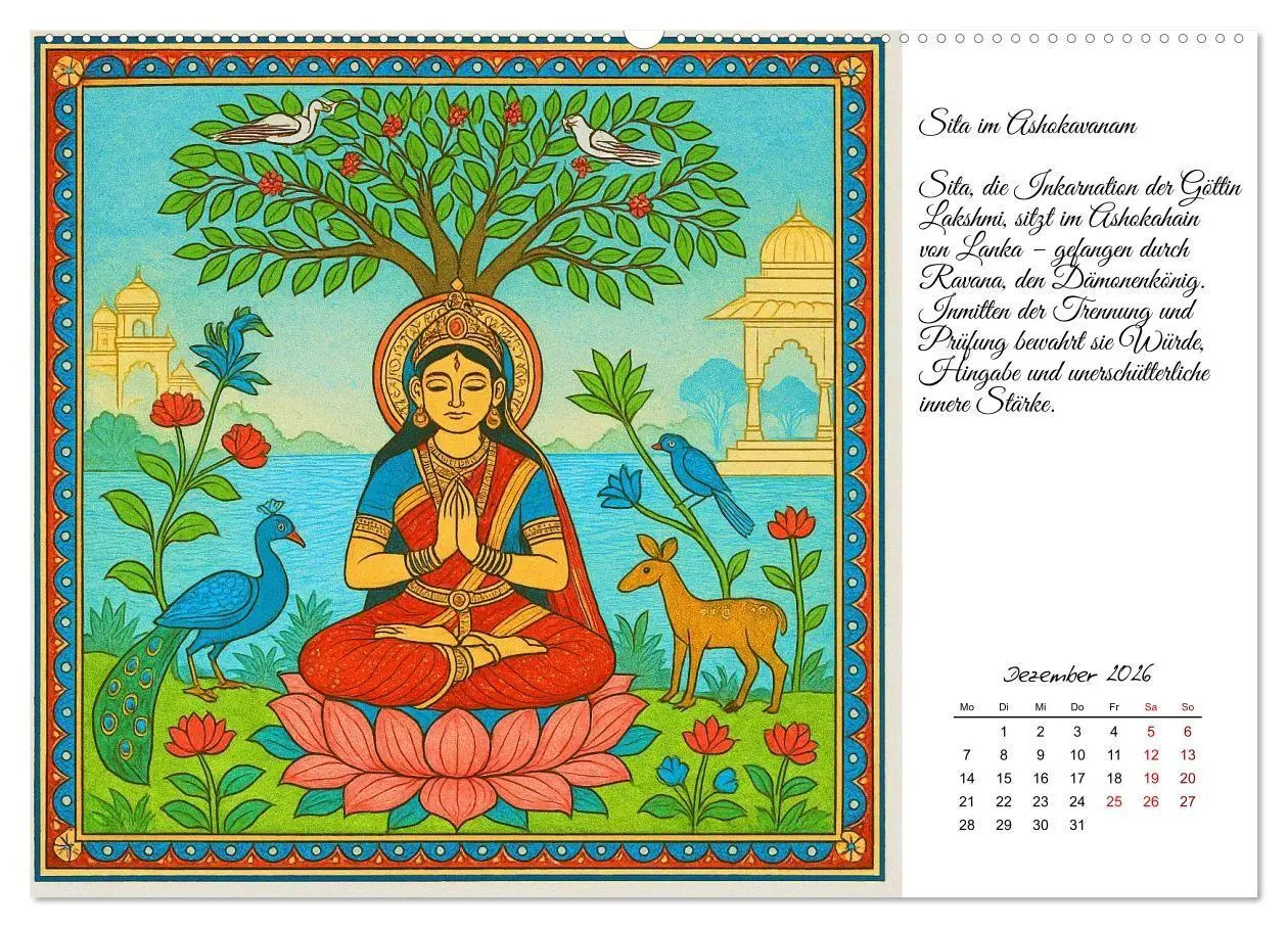 Bild: 9783516708820 | Götterwelten des Hinduismus (hochwertiger Premium Wandkalender 2026...