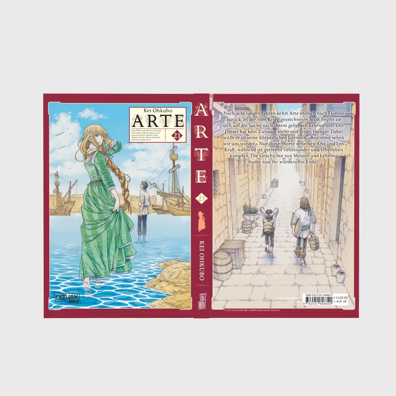 Bild: 9783551808820 | Arte 21 | Historischer Manga über Mut, Kunst und Selbstbestimmung