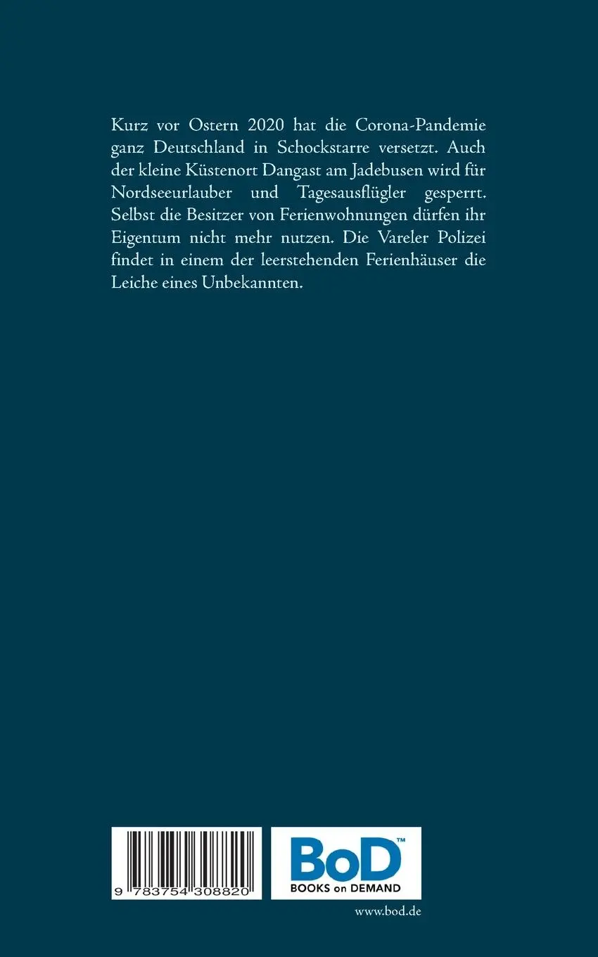 Rückseite: 9783754308820 | Stilles Dangast | Jadebusenkrimi | Manfried Mertens | Taschenbuch