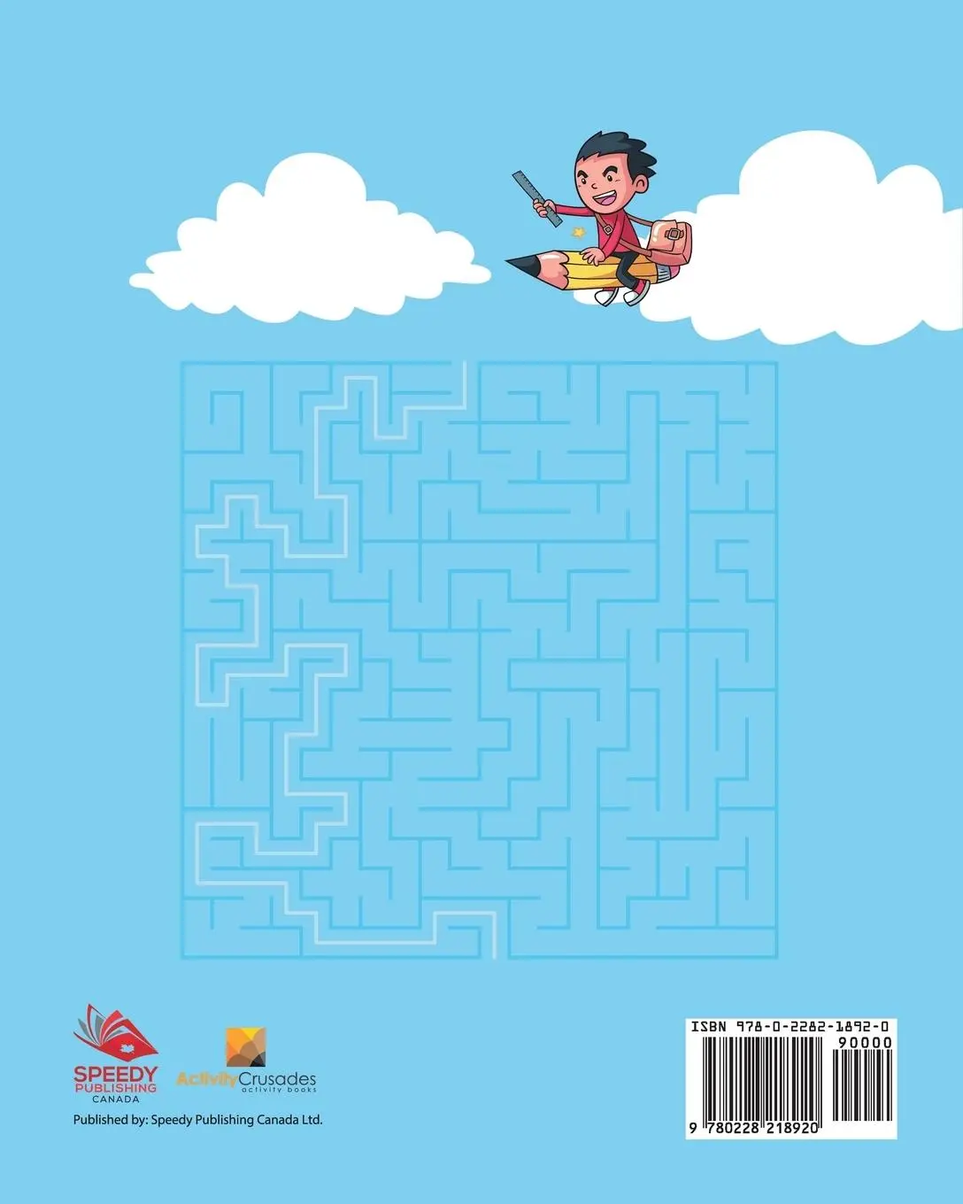 Rückseite: 9780228218920 | Puzzles for Smart Kids | Maze Kids Game | Activity Crusades | Buch