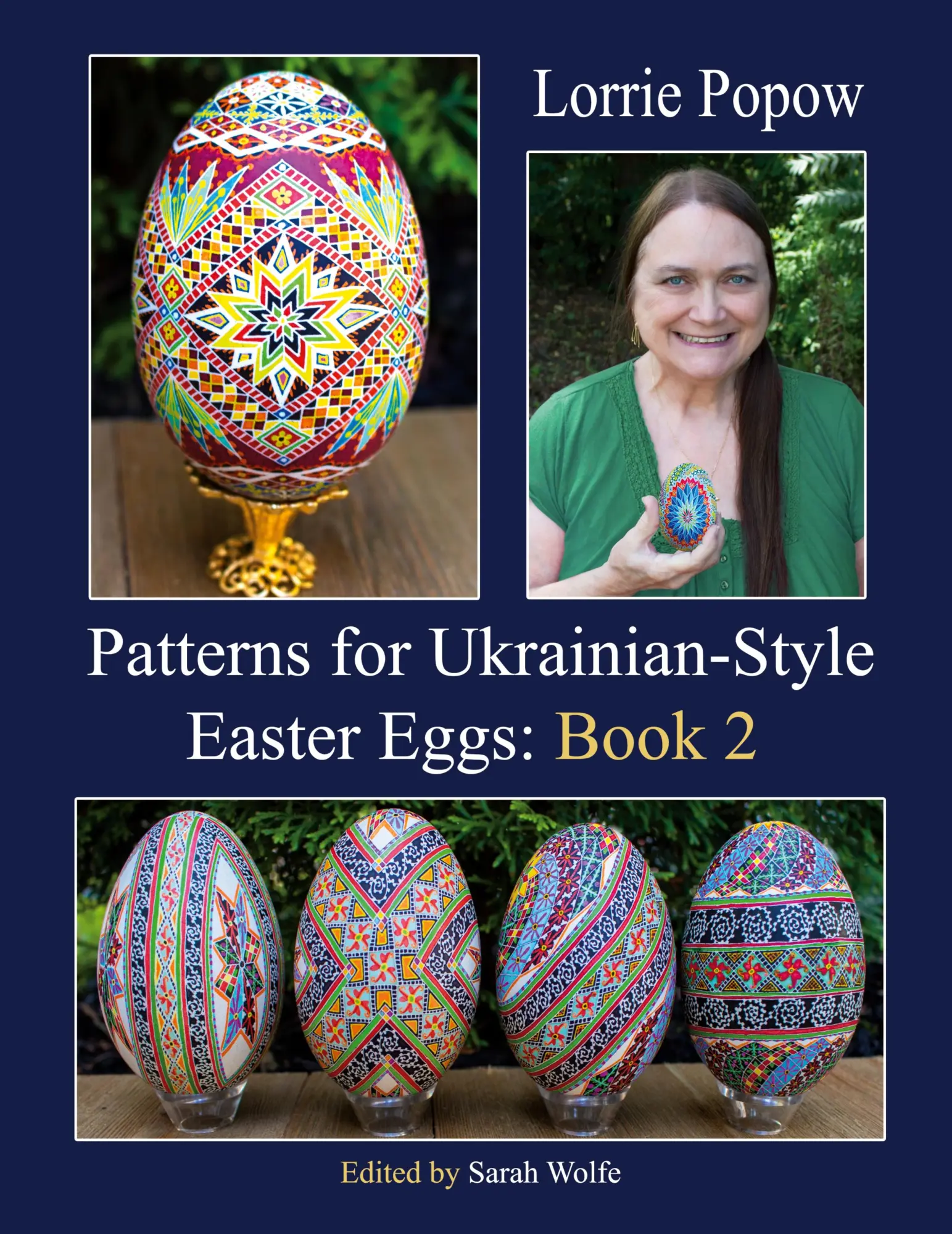 Cover: 9781365048920 | Patterns for Ukrainian-Style Easter Eggs | Book 2 | Lorrie Popow