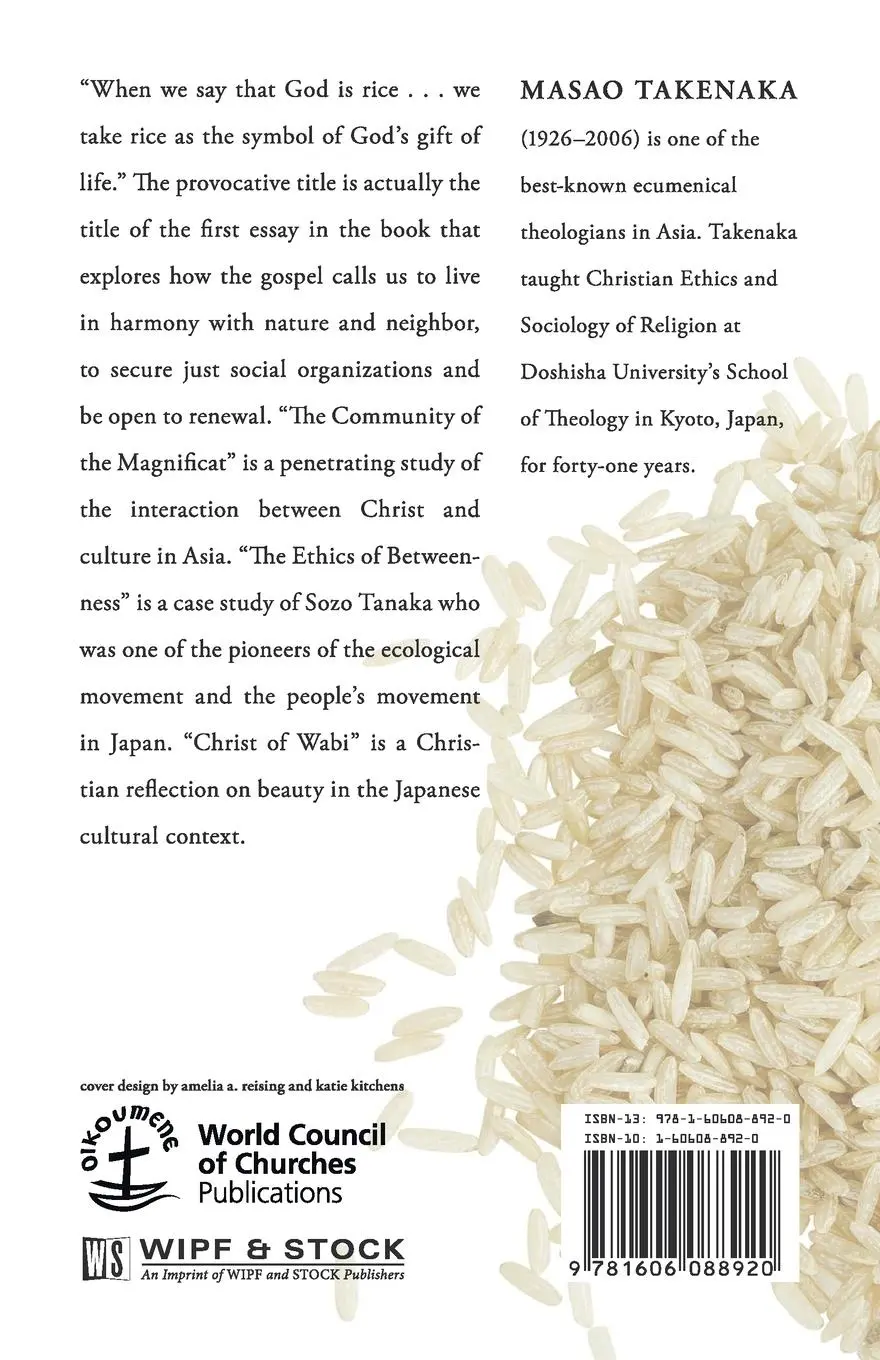 Rückseite: 9781606088920 | God Is Rice | Masao Takenaka | Taschenbuch | Kartoniert / Broschiert
