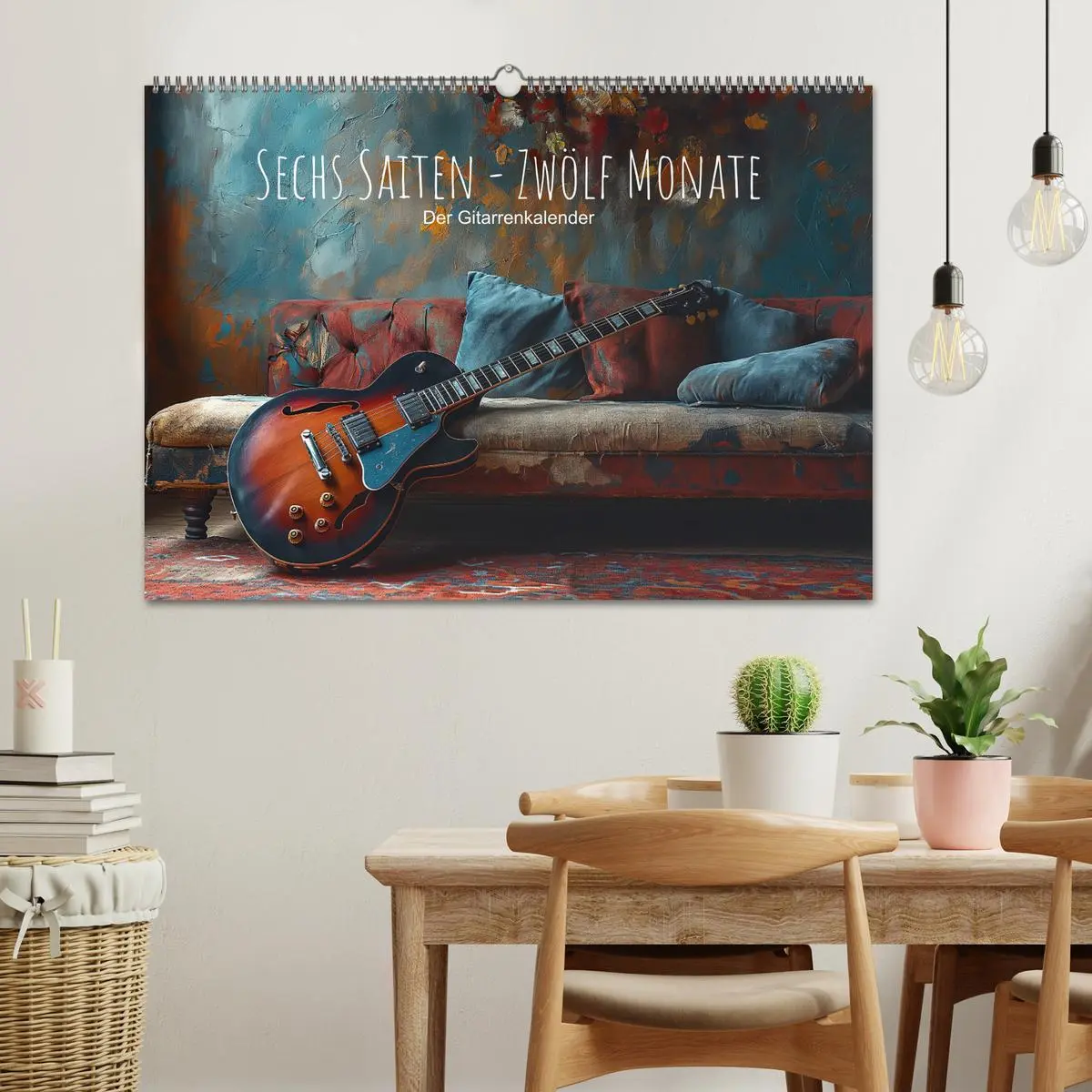 Bild: 9783457468920 | Sechs Saiten, Zwölf Monate - Der Gitarrenkalender (Wandkalender...