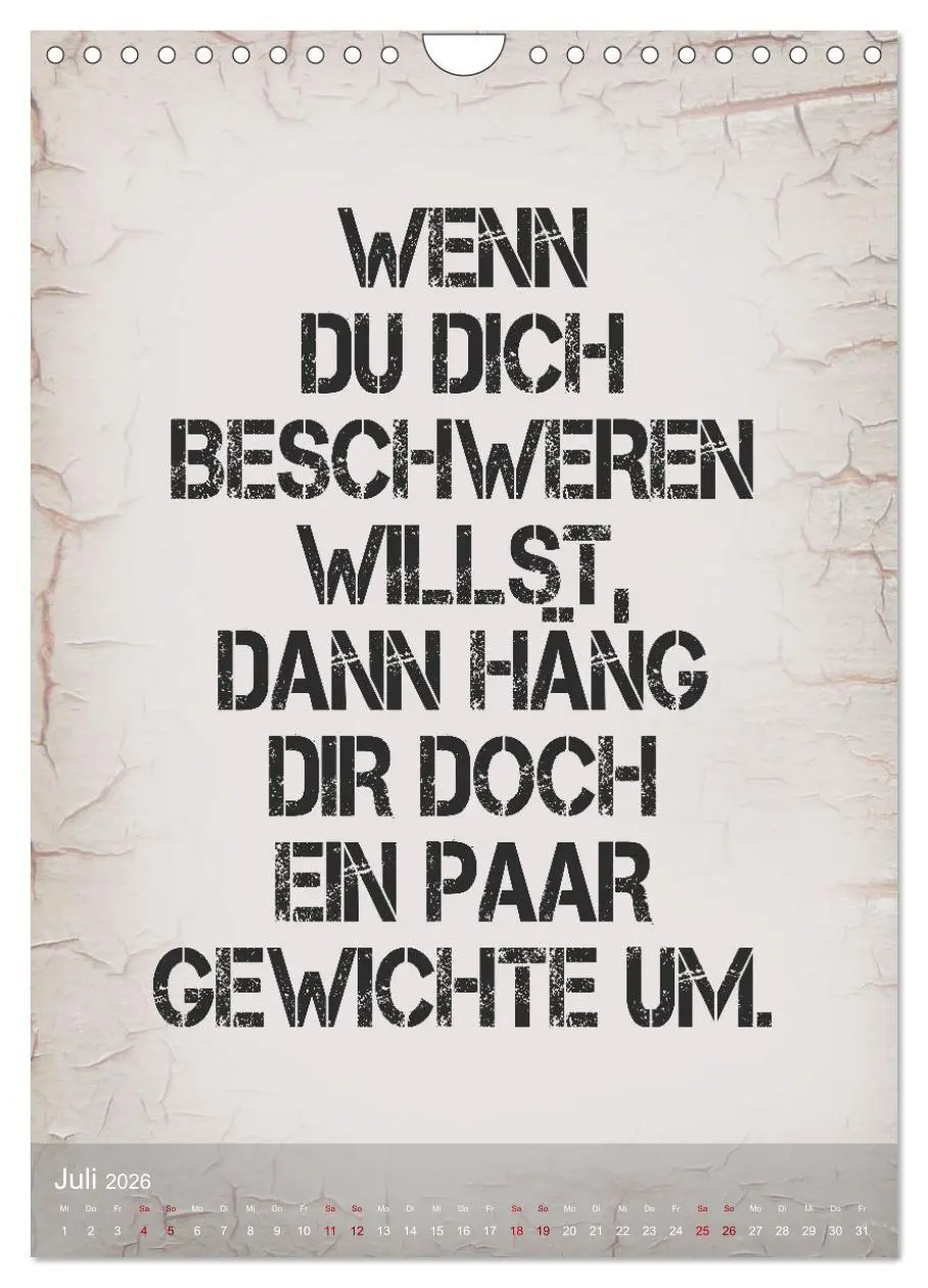 Bild: 9783516248920 | Ziemlich schlecht gelaunt (Wandkalender 2026 DIN A4 hoch), CALVENDO...