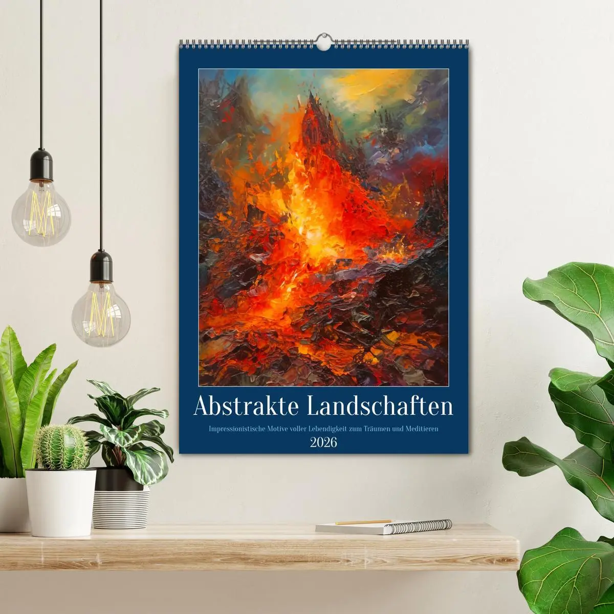 Bild: 9783516318920 | Abstrakte Landschaften (Wandkalender 2026 DIN A2 hoch), CALVENDO...