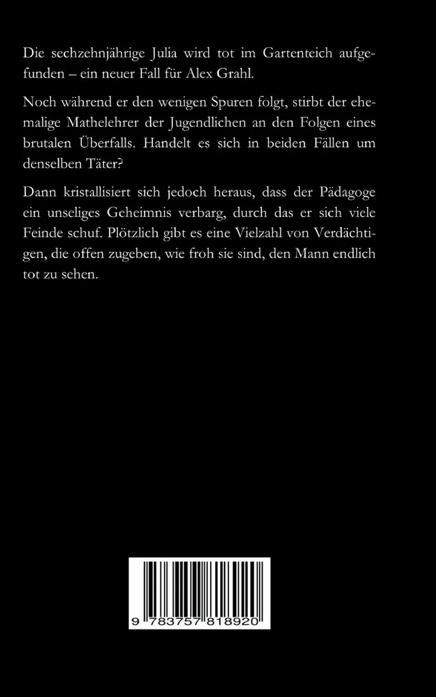 Rückseite: 9783757818920 | Einsam und verloren | Dortmund-Krimi | Karin Franke | Taschenbuch