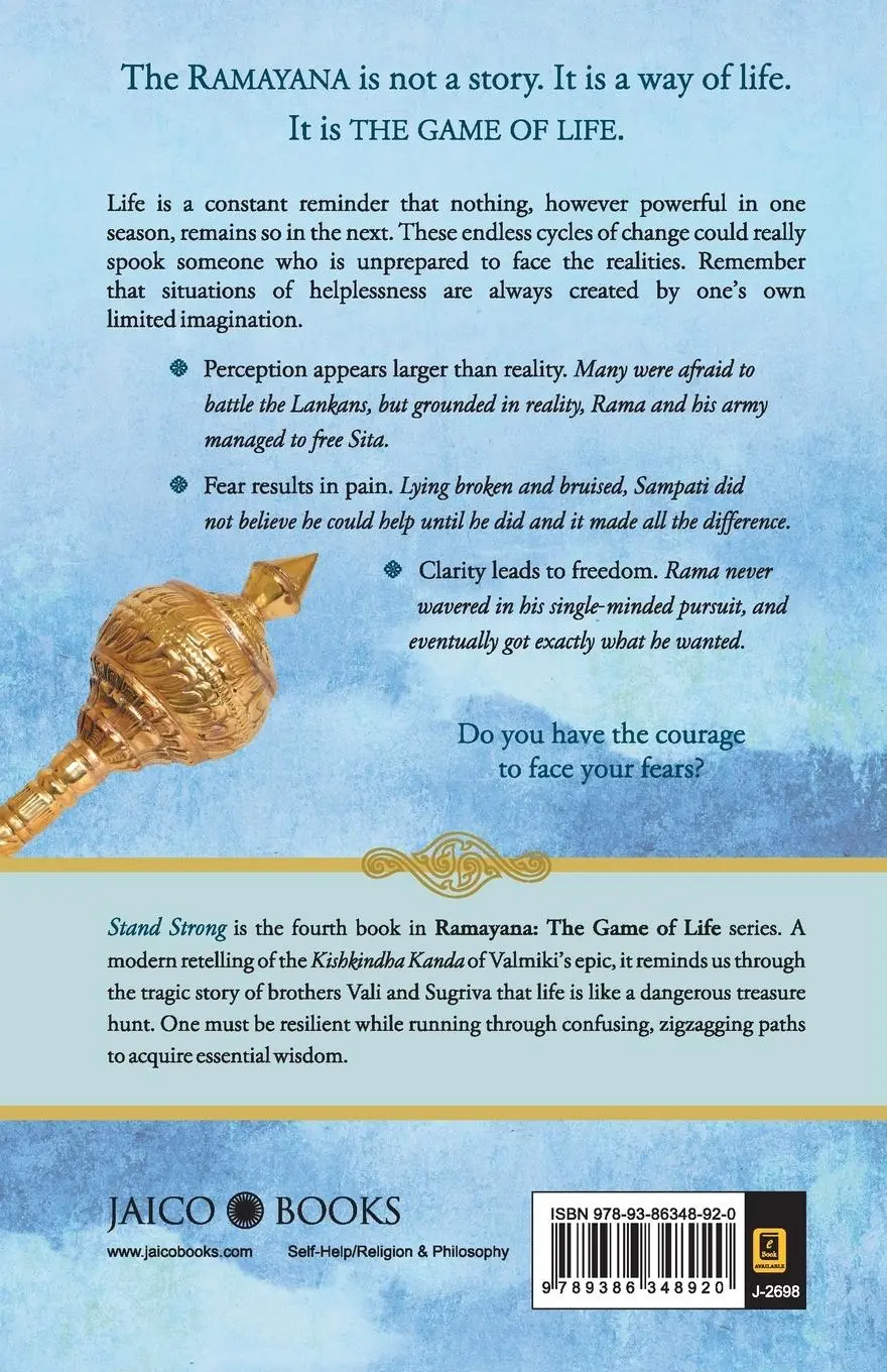Rückseite: 9789386348920 | Ramayana | The Game of Life - Book 4: Stand Strong | Shubha Vilas