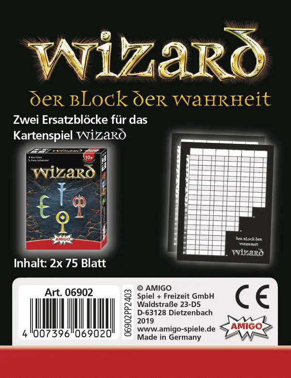 Bild: 4007396069020 | Wizard - der Block der Wahrheit, 2 Ersatzblöcke (Spiel-Zubehör) | 2019