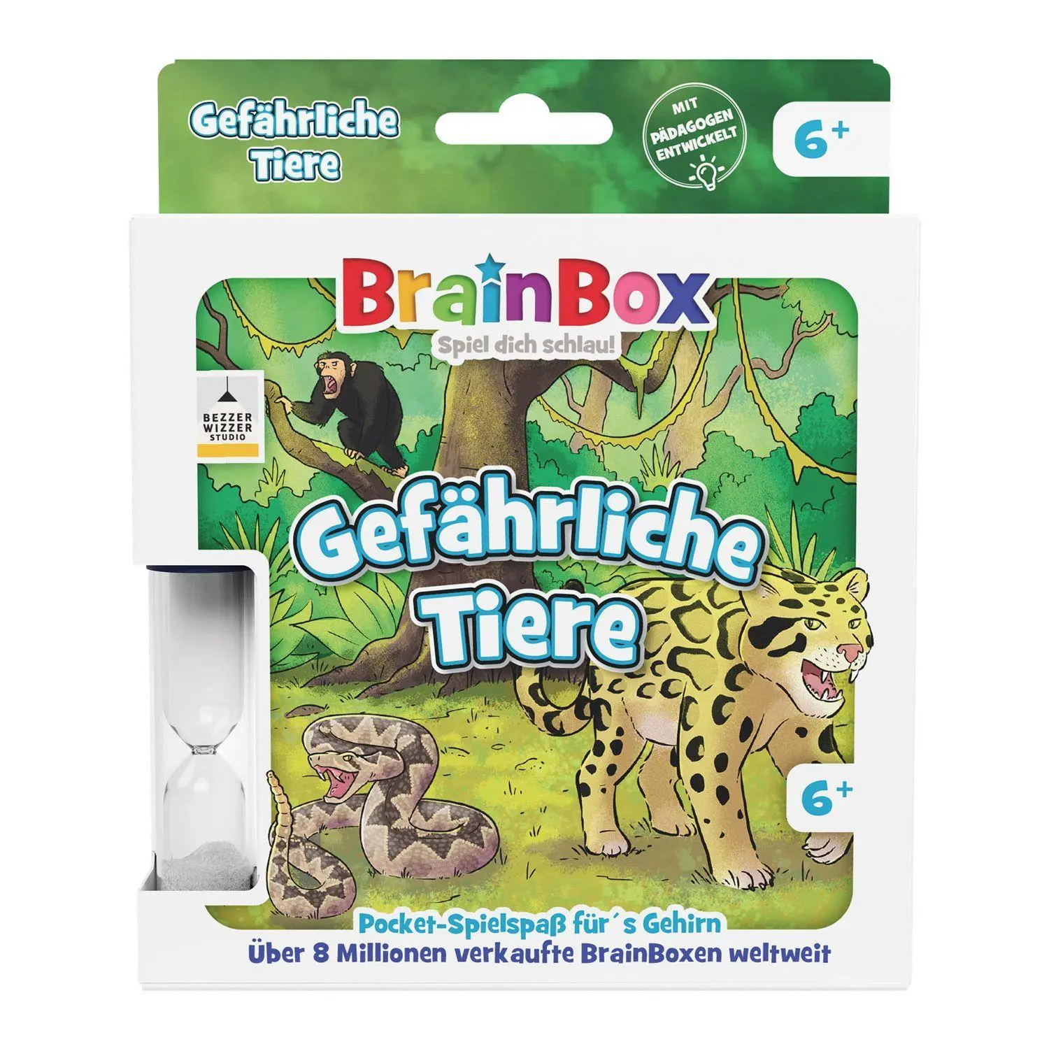 Bild: 5025822549020 | Brain Box Pocket - Gefährliche Tiere | Brain Box | Spiel | 2054902