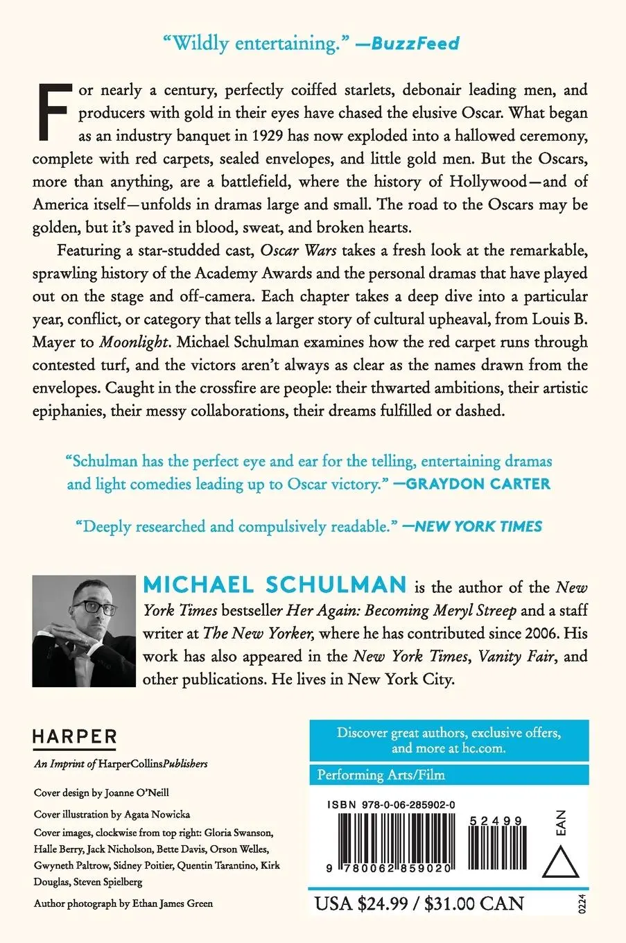 Rückseite: 9780062859020 | Oscar Wars | A History of Hollywood in Gold, Sweat, and Tears | Buch