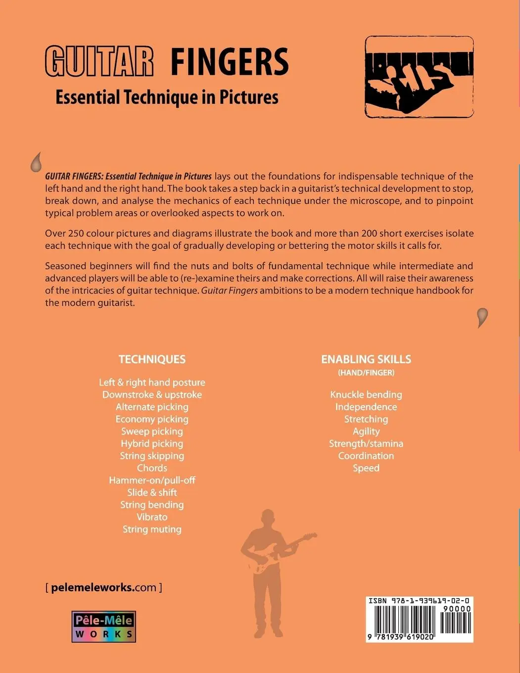 Rückseite: 9781939619020 | Guitar Fingers | Essential Technique in Pictures | Ashkan Mashhour