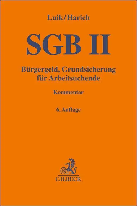 Cover: 9783406799020 | SGB II | Bürgergeld, Grundsicherung für Arbeitsuchende | Luik (u. a.)