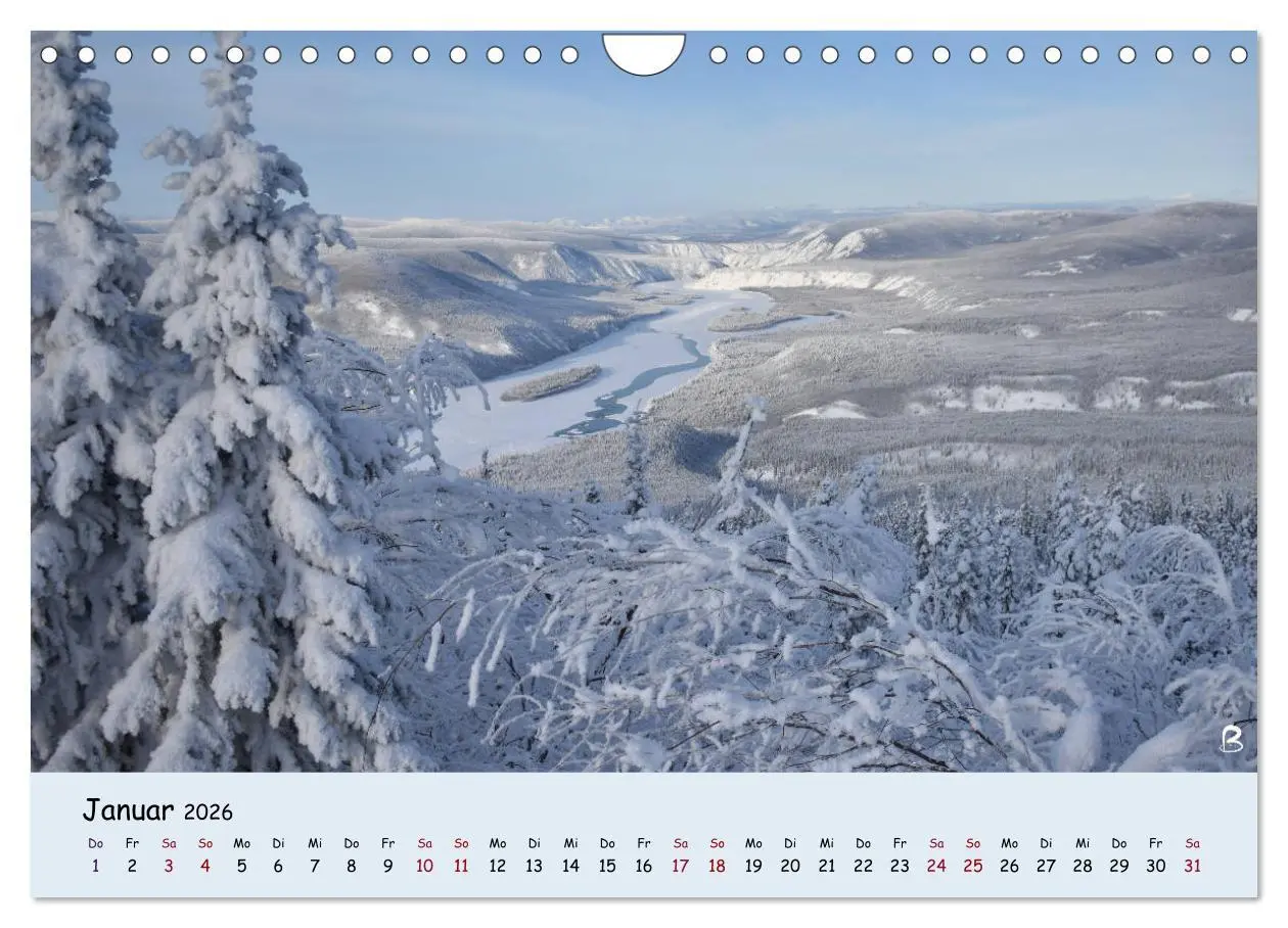 Bild: 9783457739020 | Entdecke den Yukon (Wandkalender 2026 DIN A4 quer), CALVENDO...