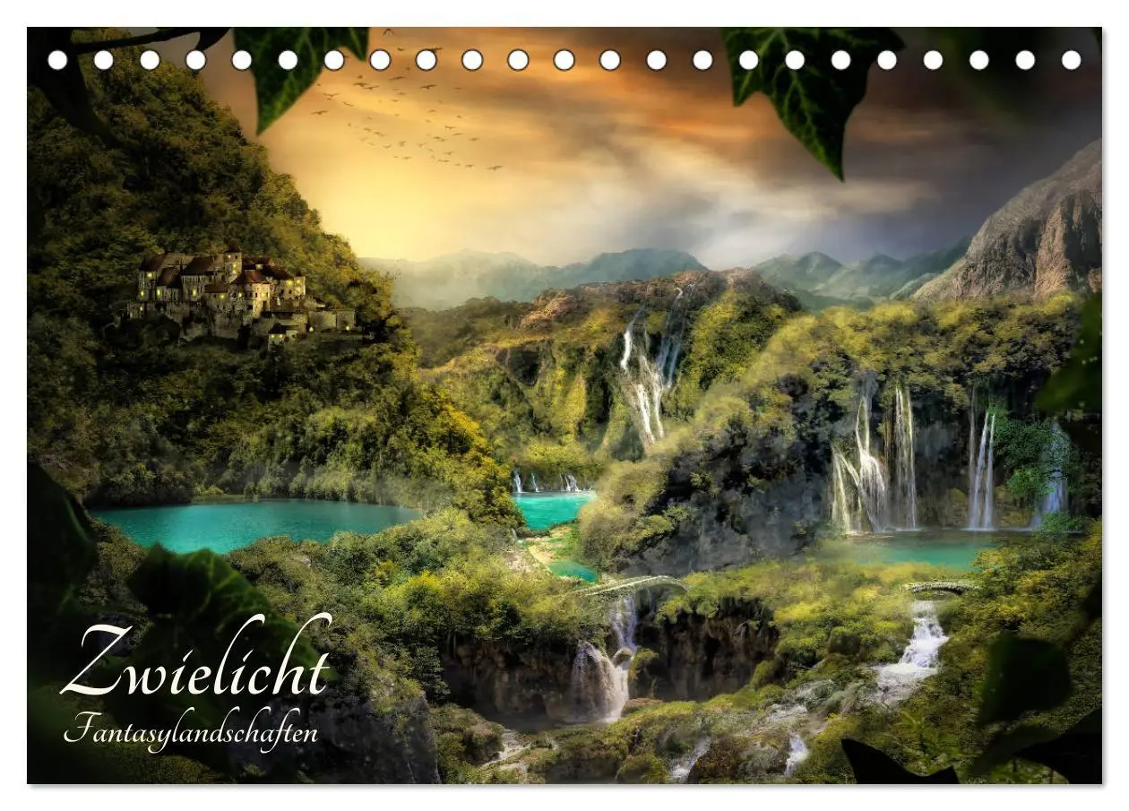 Cover: 9783516069020 | Zwielicht - Fantasylandschaften (Tischkalender 2026 DIN A5 quer),...