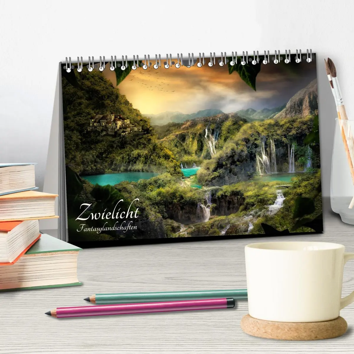 Bild: 9783516069020 | Zwielicht - Fantasylandschaften (Tischkalender 2026 DIN A5 quer),...