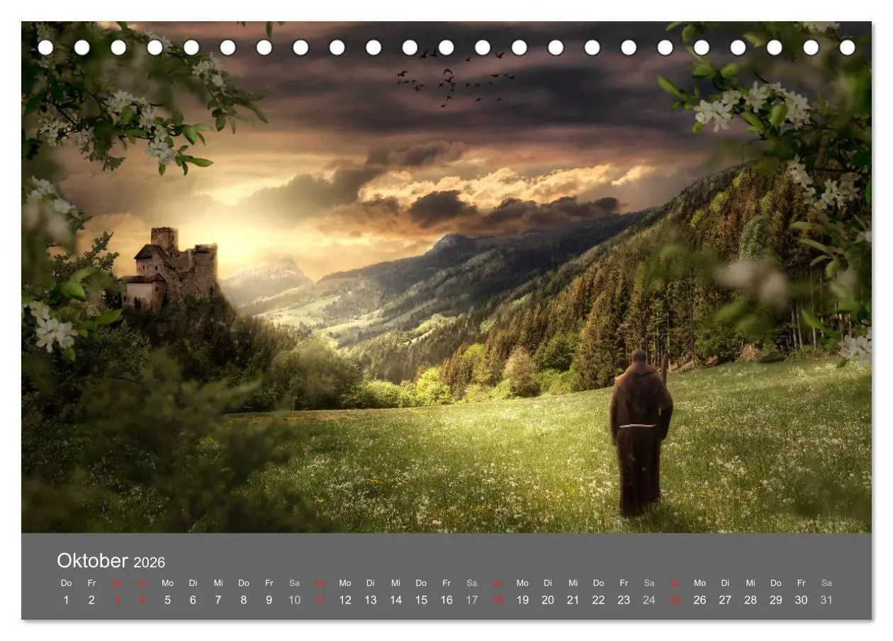 Bild: 9783516069020 | Zwielicht - Fantasylandschaften (Tischkalender 2026 DIN A5 quer),...