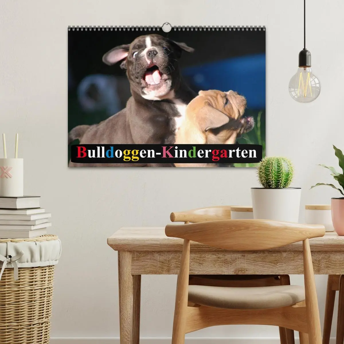 Bild: 9783516139020 | Bulldoggen-Kindergarten (Wandkalender 2026 DIN A3 quer), CALVENDO...
