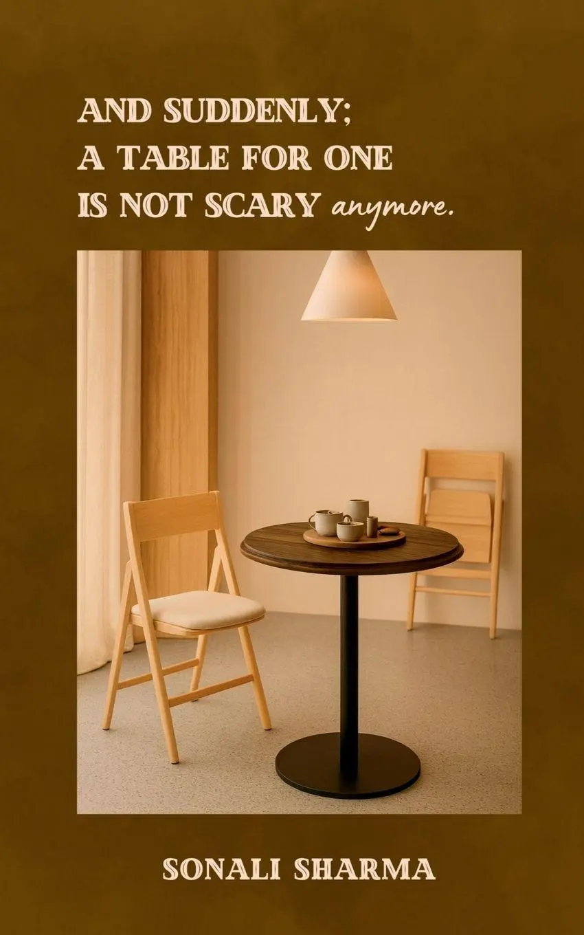 Cover: 9798903199020 | And suddenly; A Table for One is not scary anymore. | Sonali Sharma